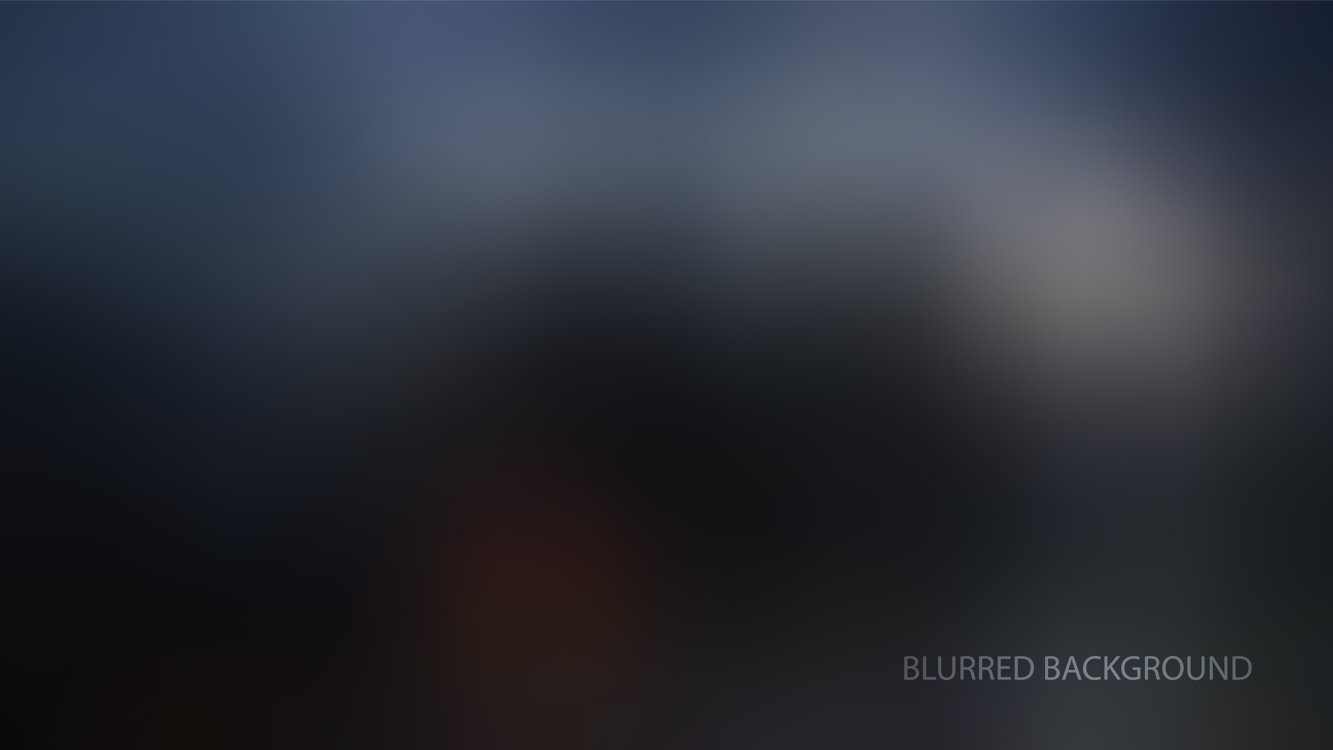 Black Blurred Background